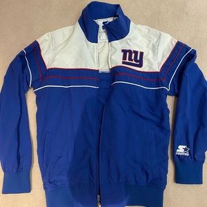 NY Giants Starter Zip Up, Windbreaker Material